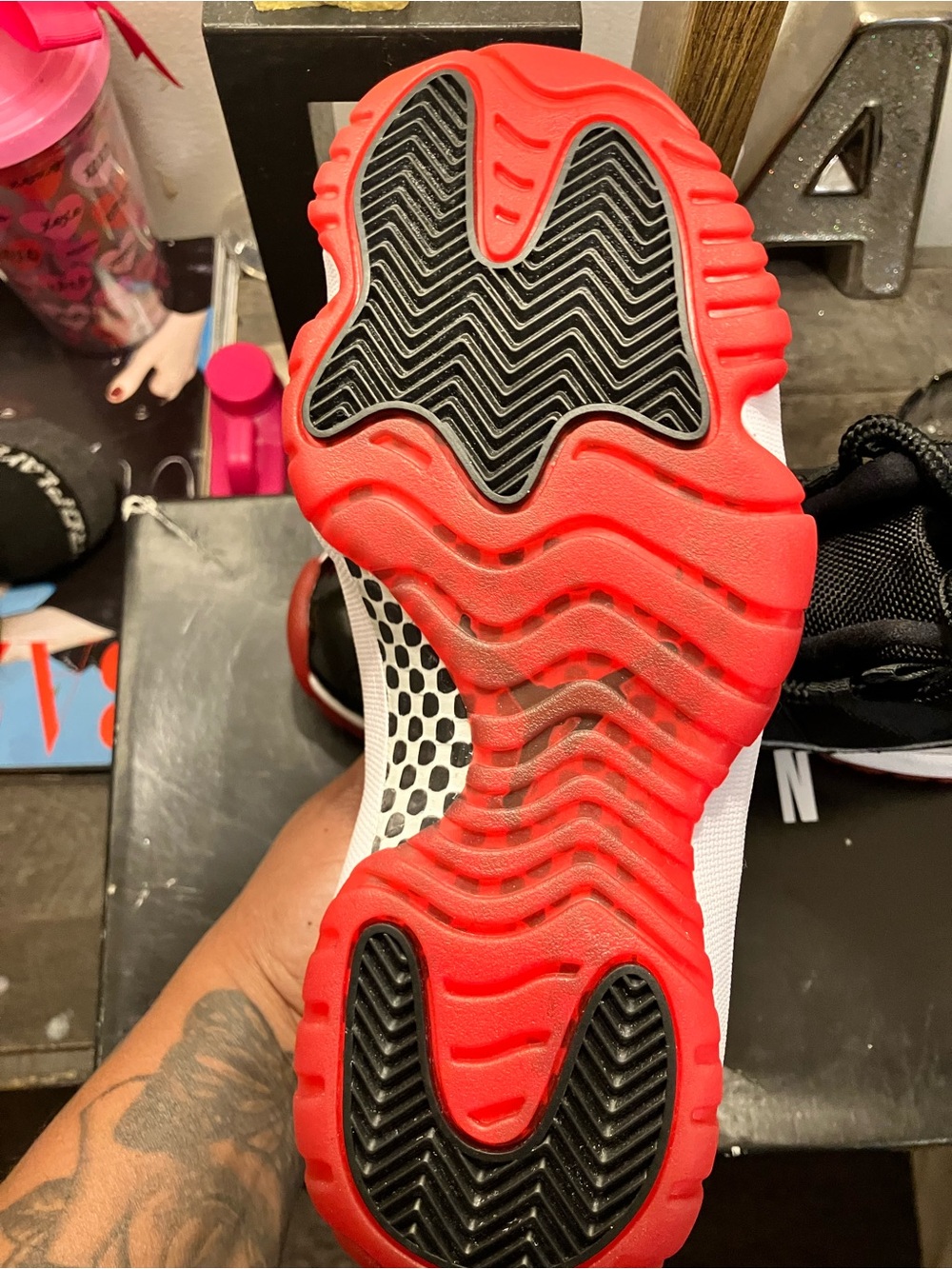 Brand new with tags. Never worn Jordan Black and Red Retro High-Top Sneaker - Picture 5 of 6